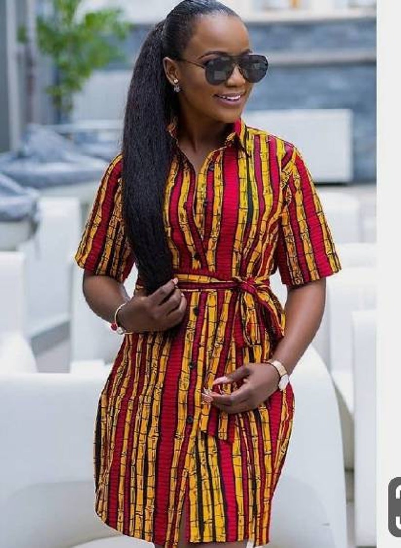African women dress,African midi kimono short dress,African clothing for women African prom dress,African grown,kente dress for women