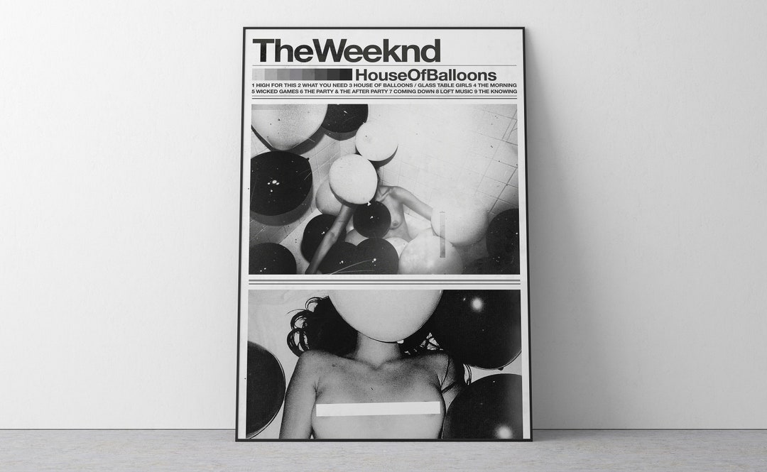 The Weeknd House Of Balloons Album Cover Sticker