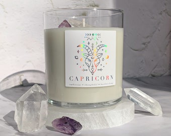 Home Decor Candle Night Violet Iridescent Candle Soy Candle Vegan Candle