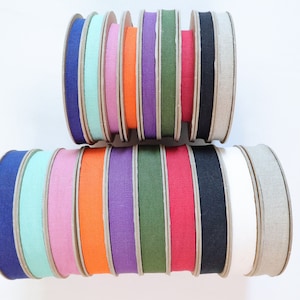 100 % Leinengeflecht 10 und 18 mm, Leinenband, *Meterware*
