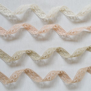 Organic cotton lace braid image 2