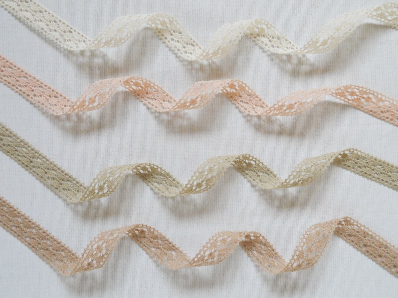 Organic cotton lace braid image 2