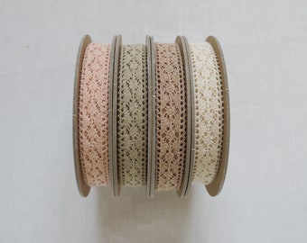 Organic cotton lace braid