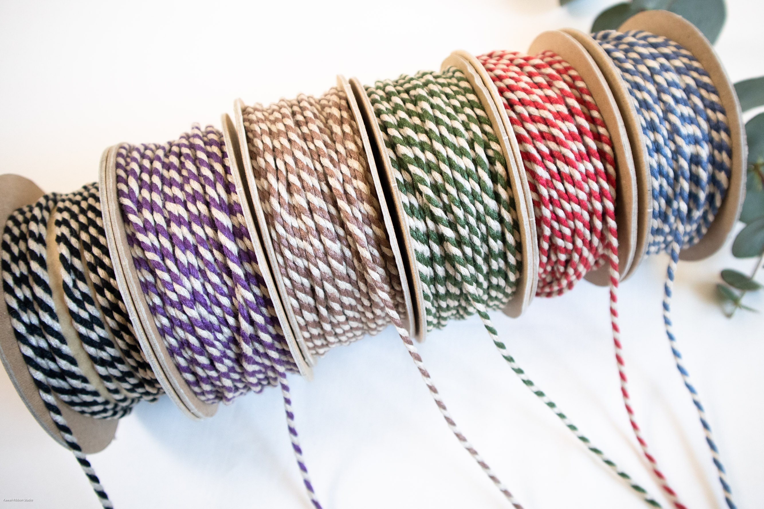 Genuine Hemp Twine Cord - 130 Metre (430 Ft) Spool - 1mm Thick - Assorted Colors