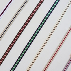 Galon Polyester 12 mm Couture, Ruban rayure, Galon, Pour les vêtements d'homme, *vendu par mètre*