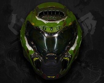 Doom Helmet Etsy - roblox doom helmet