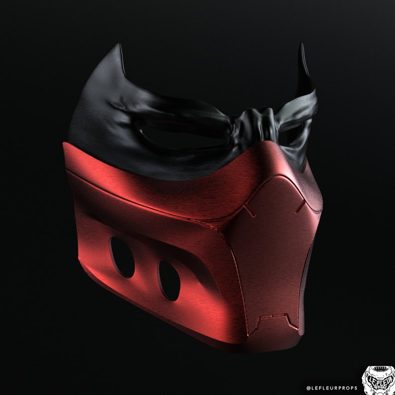 Red Hood: Outlaw Mask/ 3D Model image 2