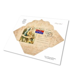 Alice in Wonderland stationery envelopes, Wonderland cards, Wonderland stamps and digital Tea party invitation cards