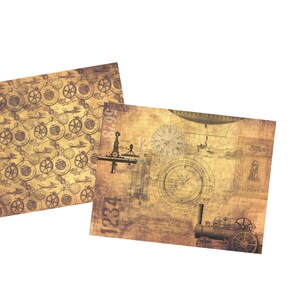 Grunge Victorian Steampunk Printable Digital Ephemera Collage Paper ...