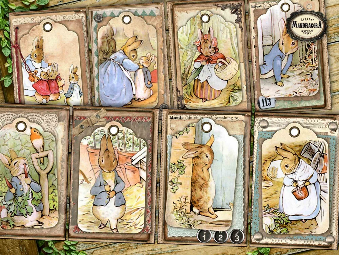 Peter Rabbit Cards Eyfs Peter Rabbit cards, Peter Rabbit tags, Peter Rabbit labels, Peter ...