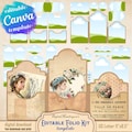 Drag-and-Drop Canva Frame Folio Kit - Editable Blank Junk Journal Template Pack product logo