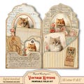 Vintage Cats Folio Kit, Easy DIY Junk Journal Digital Printable Cards, For Cat Lovers, Journaling Ephemera Hanging Tags, Cottagecore Prints product logo