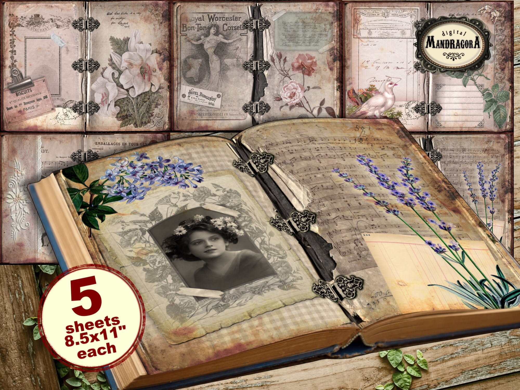 Craft Supplies & Tools Scrapbooking Vinave collection 32 printable DIY