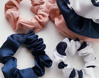 The Cher- The Scrunchie Series- Satin Scrunchies- Various Styles