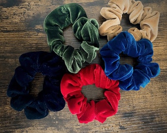 The Dionne- The Scrunchie Series- Velvet Scrunchies