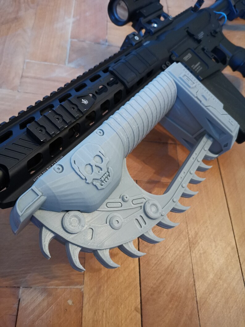 Airsoft chainsaw RIS grip V3 Etsy