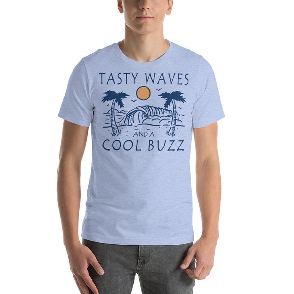 Tasty Waves and a Cool Buzz Unisex T-Shirt