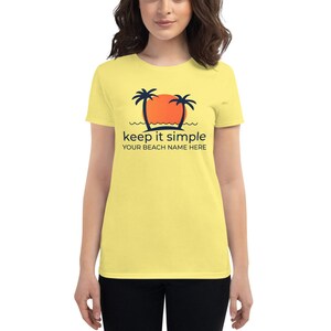 Keep It Simple Customizable Women&#39;s T-Shirt