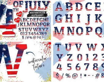 Download Usa Flag Font Svg Etsy