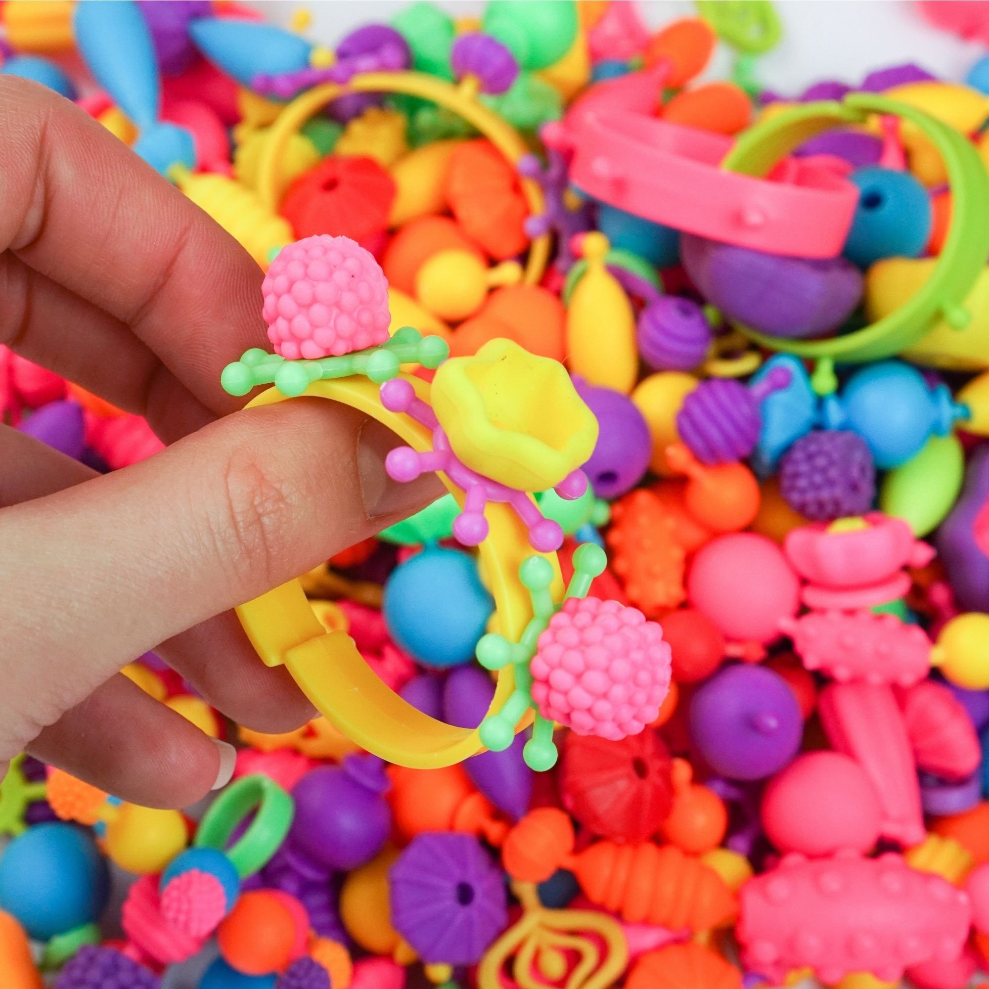  1000+ Snap Pop Beads for Girls Toys - Kids Jewelry