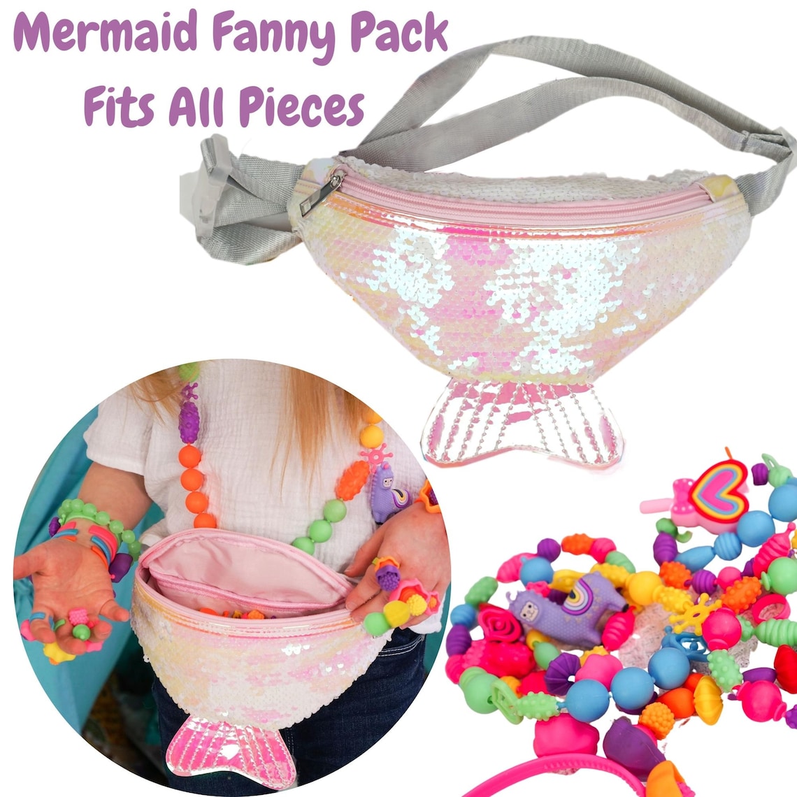 Colorful Jewelry Making Kit for Kids 3 4 5 6 7 8 9 Year Etsy