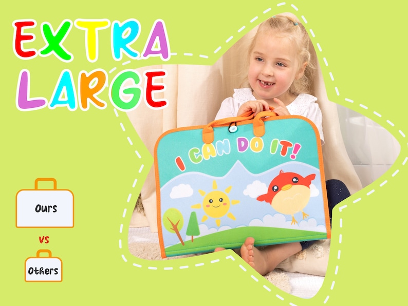 Best Busy Board for Toddlers, Sensory Activity Board for Independent