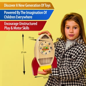 Montessori Toys, Wooden Screw Board, Preschool Toy, Educational, Montessori Material, Screw Toy, Screwdriver Travel Toy wood Steiner Waldorf image 5