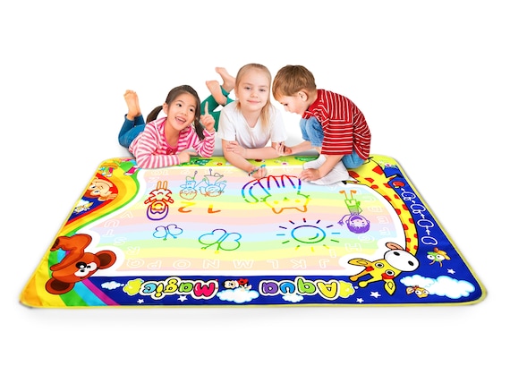 Water Doodle Mat, Aqua Magic Drawing, Toddler MESS FREE Drawing