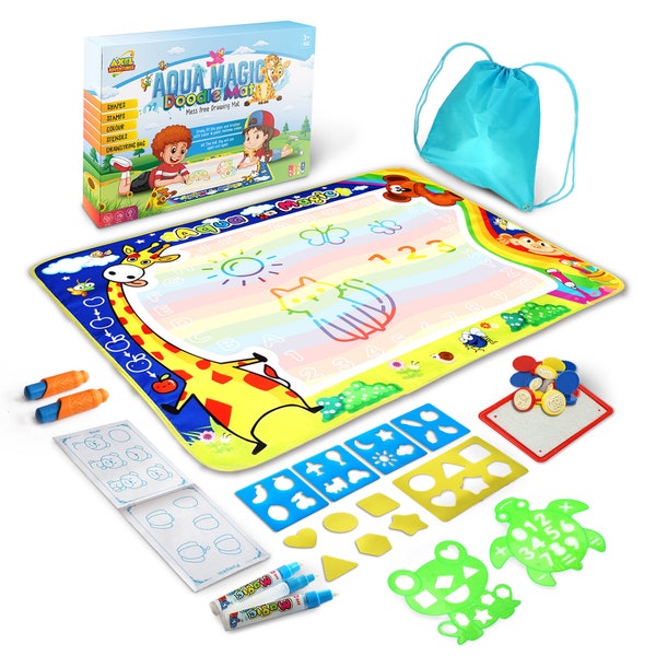 Colorful Mess Free Toddler Drawing, Learning Toy for Girls and Boy age 2, 3 Years Old, Safe Educational Christmas Gift For Small Children.