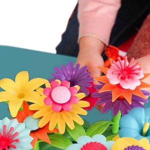 Flower Garden Building Toys 47pcs, 2-3 Year Old Toddler Girl Toys, Stem Toys For 3 Year Old, 4 Year Old Unisex, Boys Birthday Building Toy Bild 8