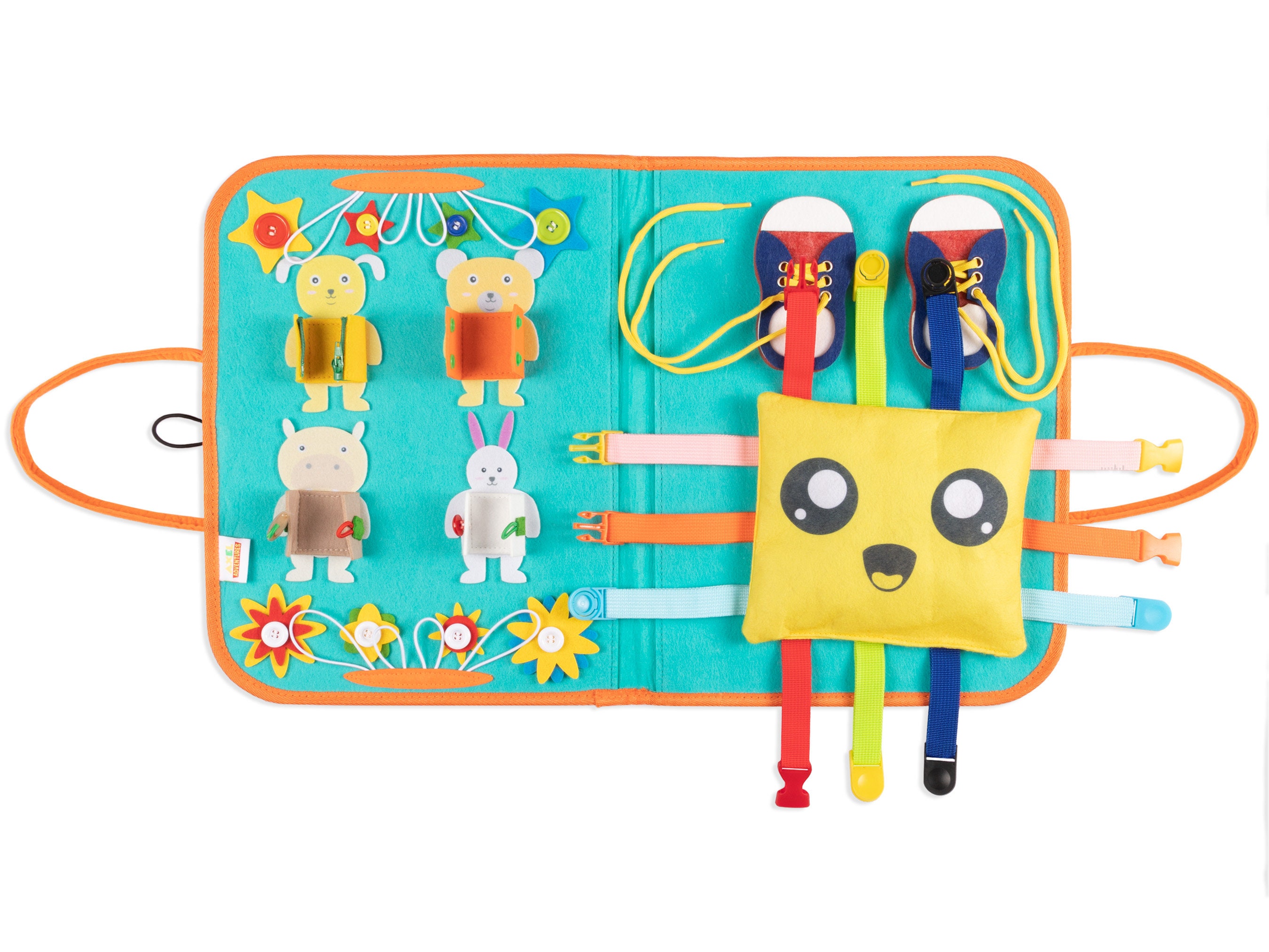 TenFans Busy Board - Juguetes Montessori para niños de 3, 4, 5 años,  juguetes sensoriales, juguetes de aprendizaje preescolar, regalos para  niños