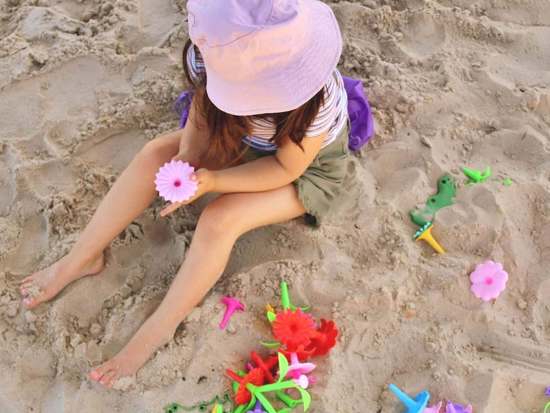 Flower Garden Building Toys 47pcs, 2-3 Year Old Toddler Girl Toys, Stem Toys For 3 Year Old, 4 Year Old Unisex, Boys Birthday Building Toy Bild 6