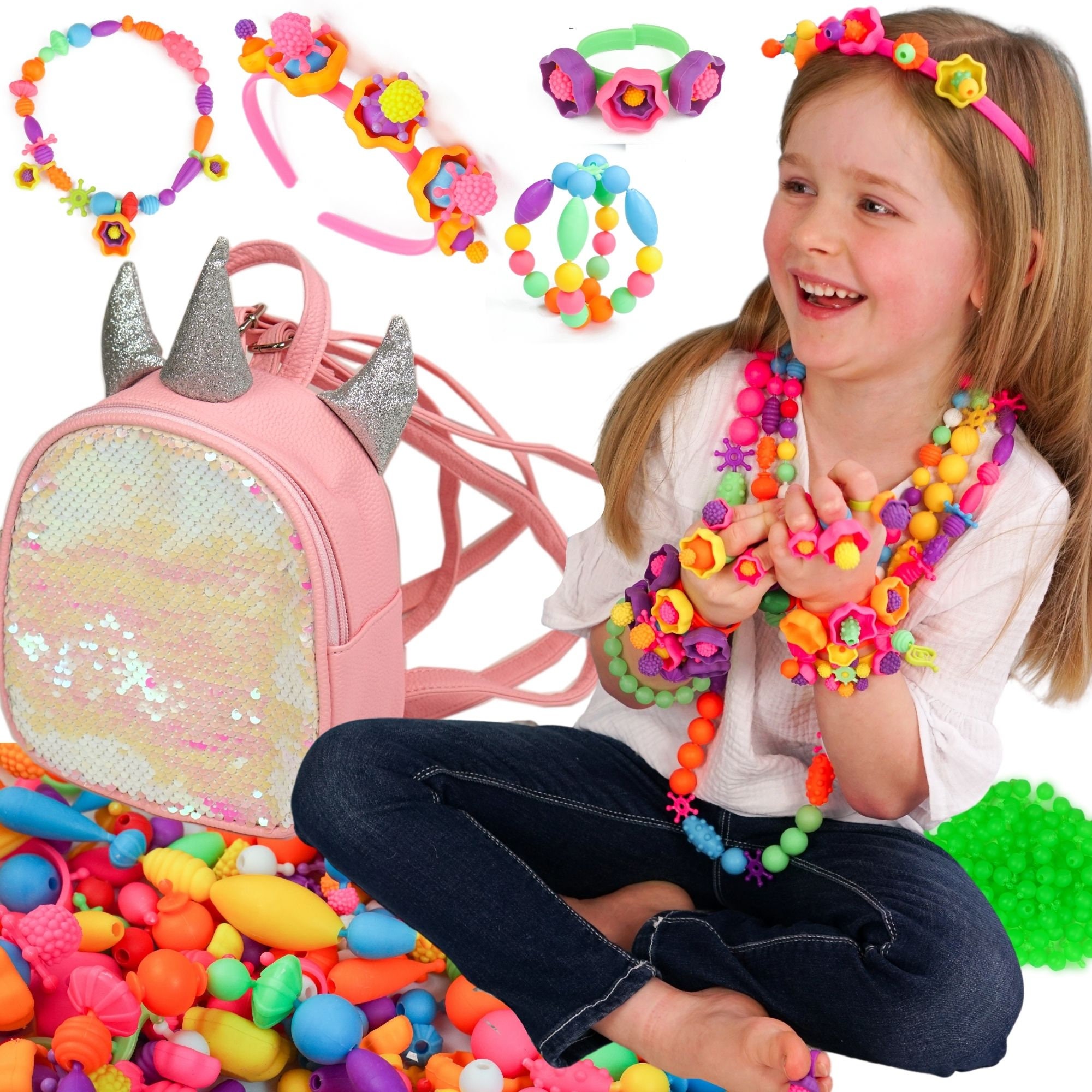  BEKALERZ Jewelry Toys-for-Girls,Toddler Girls Toys Age 6-8,Lovely  Rings Kids-Toys for 3 4 5 6 7 8 9 10 Year Old Girls,Play Jewelry Princess  Toys for Dress Up,Easter Birthday Unicorns-Gifts-for-Girls : Toys