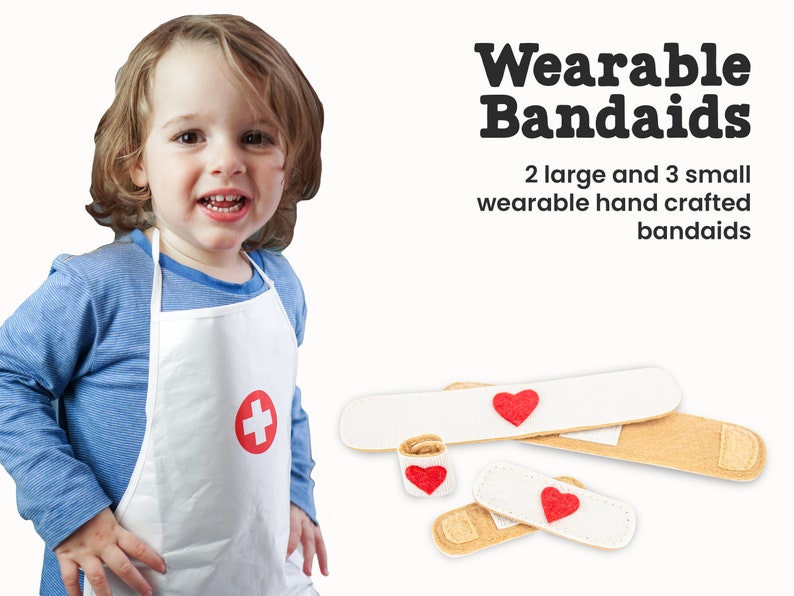 Pretend Doctor Kit for Kids, Imaginative Medical Playset With Tote Bag