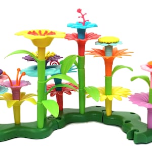 Flower Garden Building Toys 47pcs, 2-3 Year Old Toddler Girl Toys, Stem Toys For 3 Year Old, 4 Year Old Unisex, Boys Birthday Building Toy Bild 3