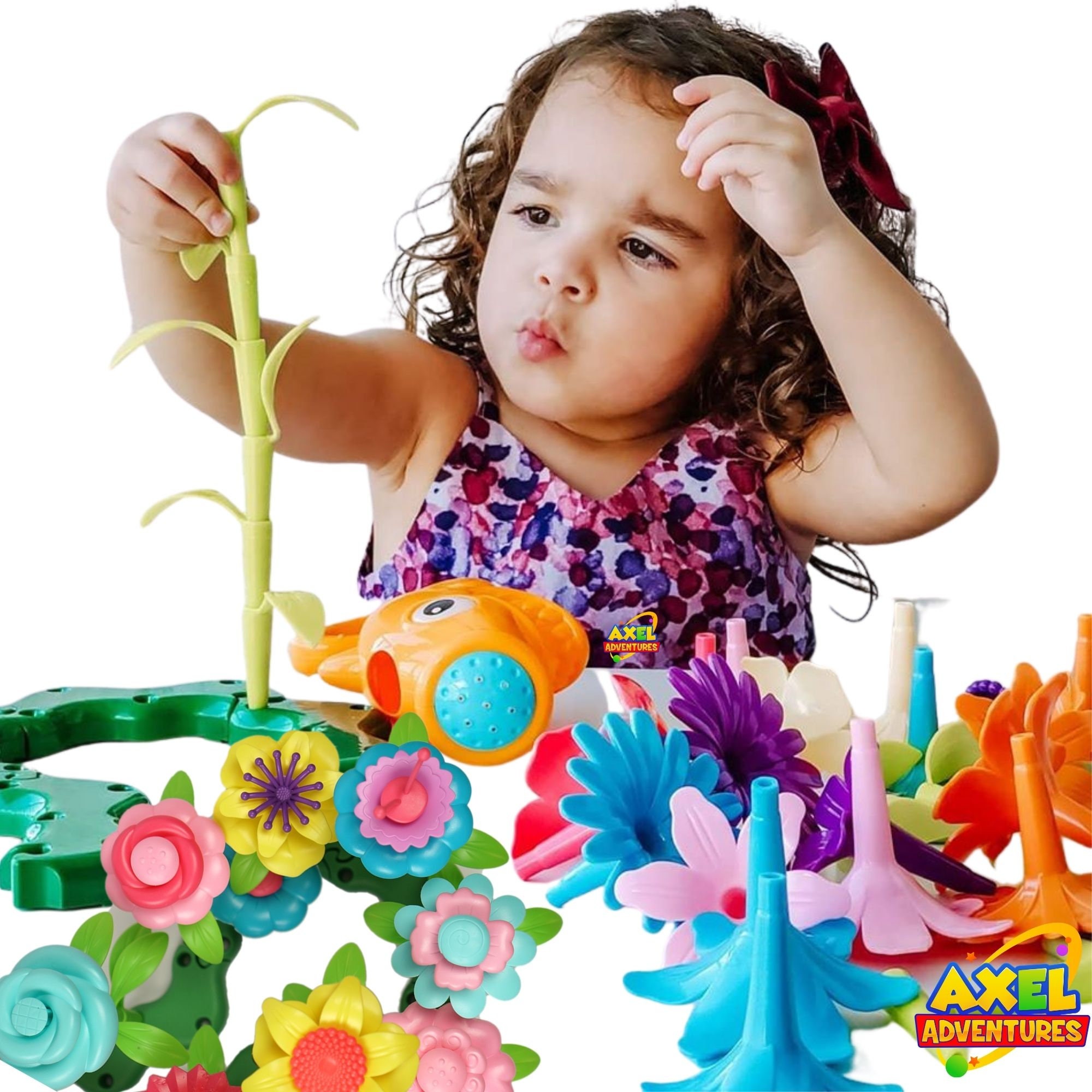Build A Flower Garden Stacking Toys and Sorting Toys - Educational Val -  Axel Adventures