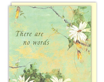 Envelope with Flowers LNQ0223 Thank You Card