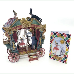 3D Pop Up Card: The Puppet Theater (3D027)