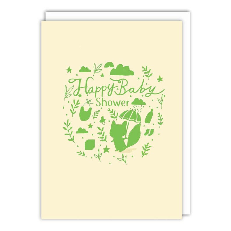 LNQ0225 Baby Shower Card Squirrel