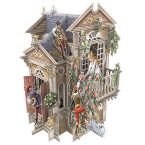3D Pop Up Card: Romeo & Juliet (3D035)