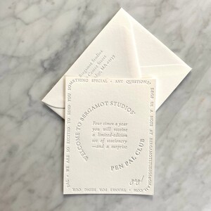 Pen Pal Club | Stationery Subscription, Letterpress, Notecards, Gift, Snail Mail bild 8