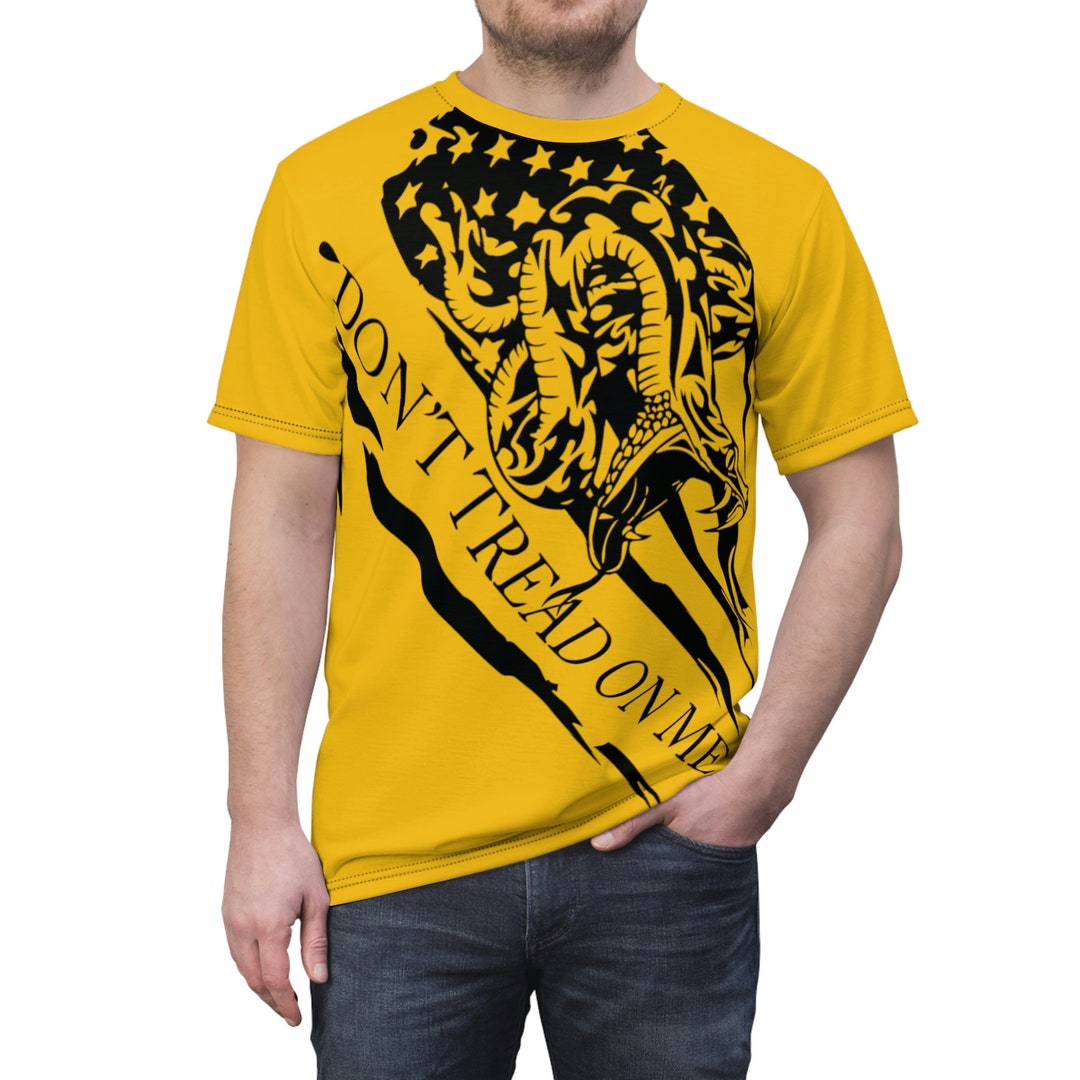 Dont Tread on Me T-shirt: Gadsden Flag All Over Print - Etsy
