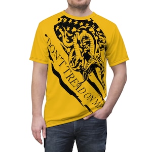 Dont Tread On Me T-Shirt: Gadsden Flag All Over Print