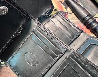 Tri-Fold Leather Biker Wallet Pattern (PDF, SVG, PNG)