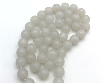 Vintage heldere ondoorzichtige ronde Japanse glaskralen (8 mm) (CJG9)