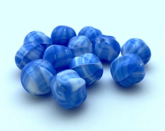12mm Bracelet Supplies German Lucite Beads 20 Pcs Vintage Round Beads Vintage Plastic Beads