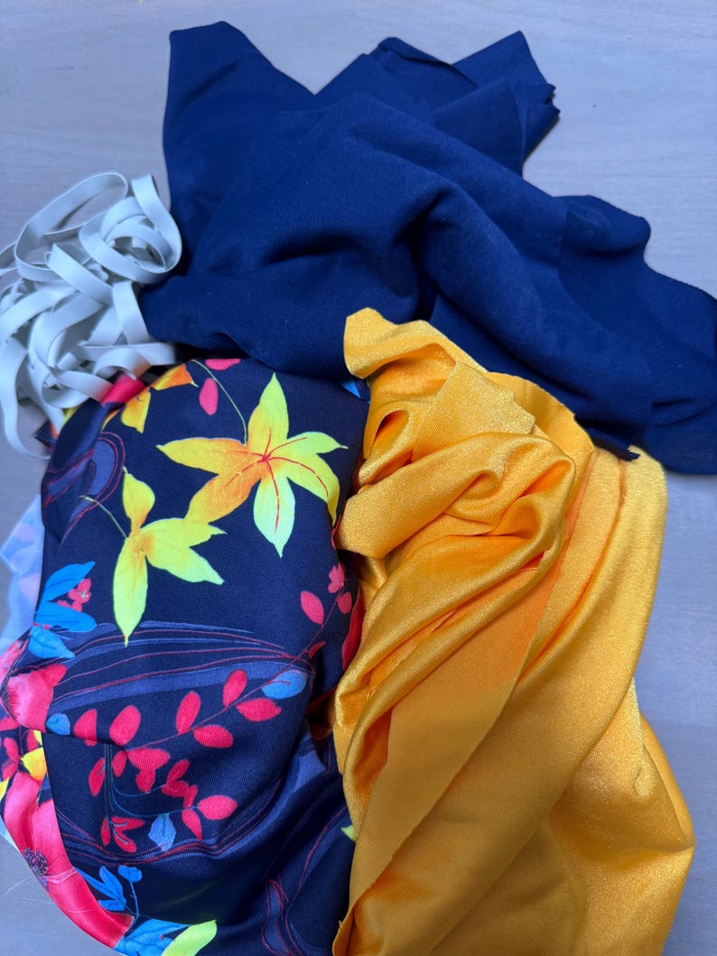 Różne zestawy, wysokiej jakości rozciągliwy materiał vintage, kostium kąpielowy, bikini, odzież plażowa, strój kąpielowy, rozciągliwy materiał do ćwiczeń, kostium kąpielowy, kąpiel dla dzieci. zdjęcie 6