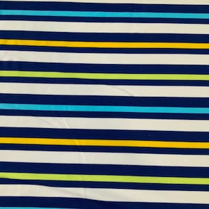 Maillot de bain en tissu rayé bikini tankini tenues de plage, maillots de bain, tissu extensible d&#39;entraînement coupé à longueur 1/2 yard
