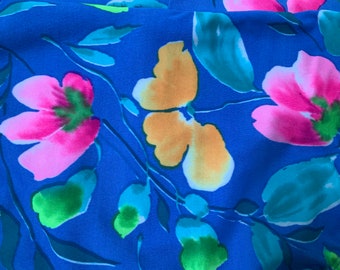 Floral print stretch swimsuit , bathing ,swimwear, bikini, beachwear, 4way stretch a picec