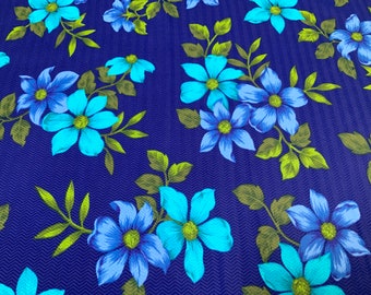 Kostium kąpielowy z nadrukiem kwiatowym w stylu vintage, bikini, strój plażowy, materiał na strój kąpielowy, do ćwiczeń, strój kąpielowy, strój plażowy, 85 centymetrów